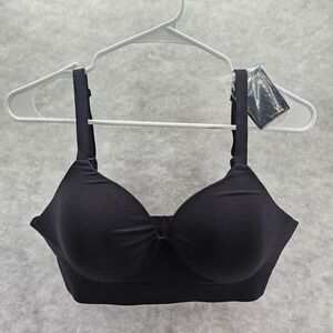 truekind Black Wireless Comfort Shaping‎ Bra Everyday Support L